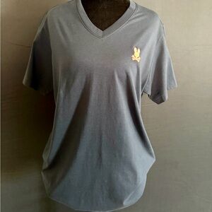 Psycho Bunny Embroidered V-Neck Tee